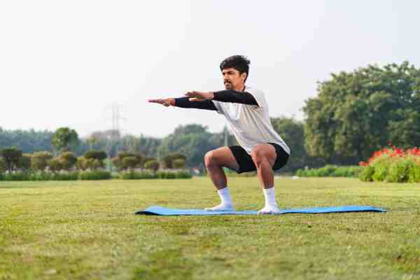 A young boy engaging in exercise, emphasizing the importance of diabetes care.
