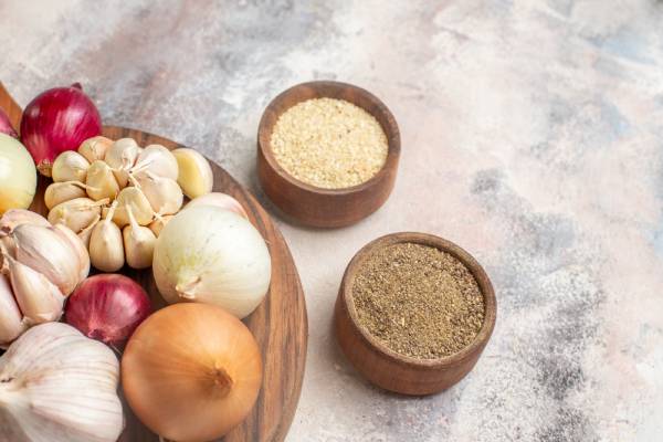 Spices like cumin and asafoetida enhance flavor and help manage blood pressure